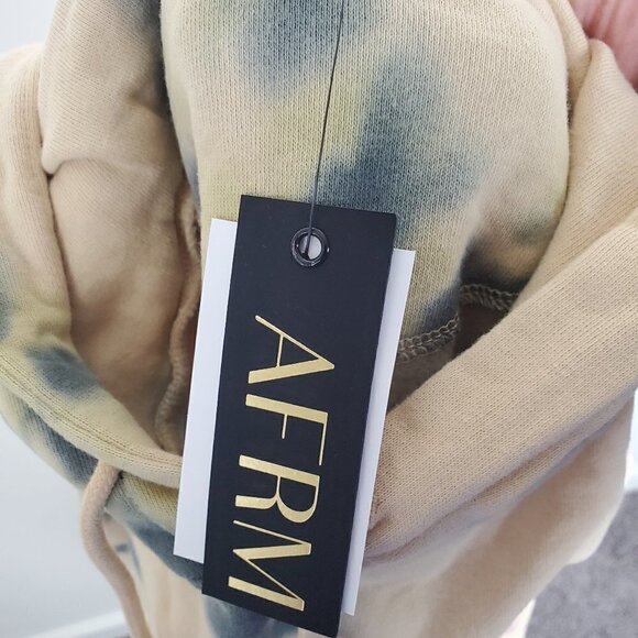 NWT Tie Dye Cropped Hoodie Sweatshirt AFRM Size X Small - Picture 9 of 12